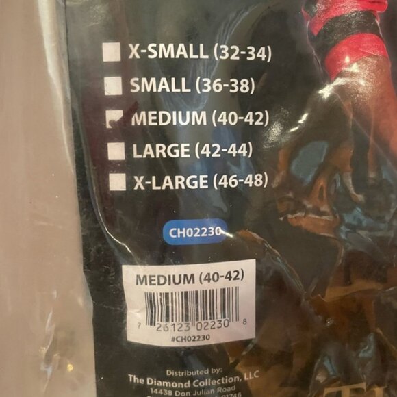 Michael Jackson MJ Charades THRILLER Jacket Red and Black Mens Medium - Picture 14 of 16